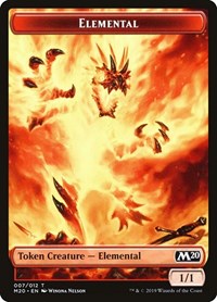 Elemental Token [Core Set 2020 Tokens] | RetroPlay Games