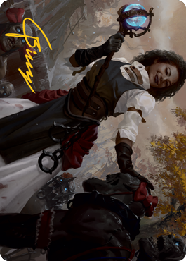 Skaab Wrangler Art Card (Gold-Stamped Signature) [Innistrad: Midnight Hunt Art Series] | RetroPlay Games