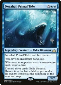 Nezahal, Primal Tide [Rivals of Ixalan Promos] | RetroPlay Games