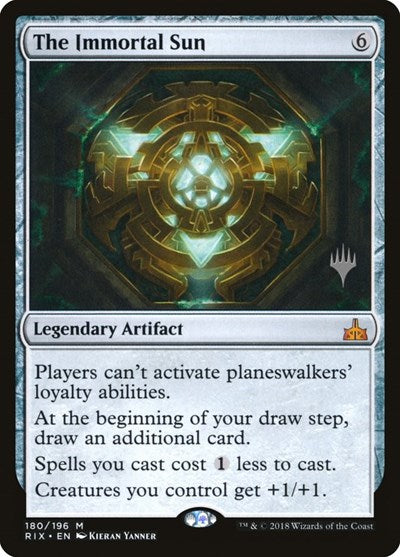 The Immortal Sun [Rivals of Ixalan Promos] | RetroPlay Games