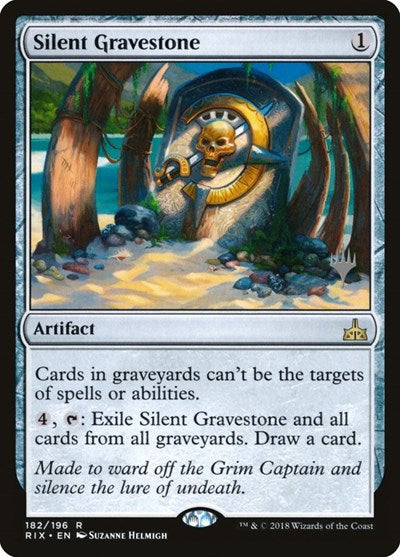 Silent Gravestone [Rivals of Ixalan Promos] | RetroPlay Games