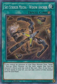 Sky Striker Mecha - Widow Anchor [BLHR-EN092] Secret Rare | RetroPlay Games