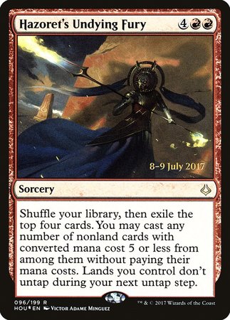 Hazoret's Undying Fury [Hour of Devastation Promos] | RetroPlay Games