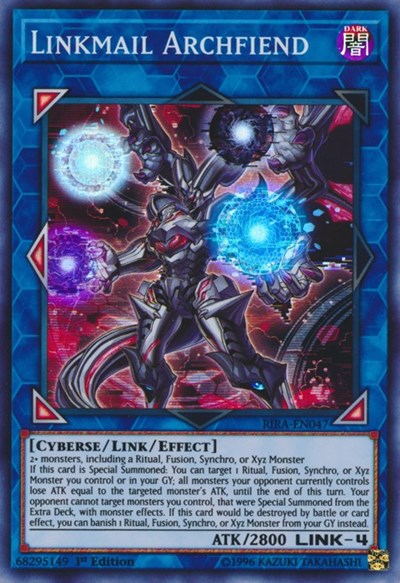 Linkmail Archfiend [RIRA-EN047] Super Rare | RetroPlay Games