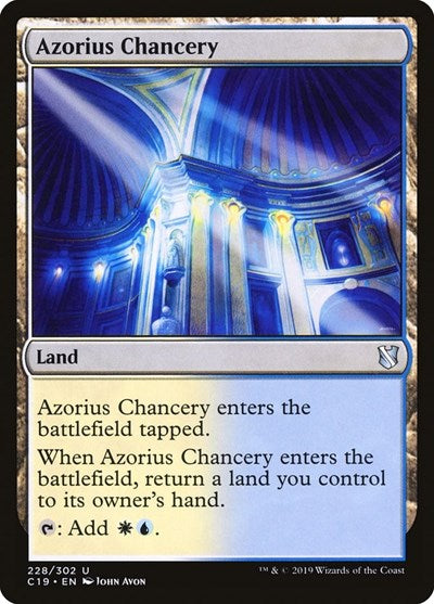 Azorius Chancery [Commander 2019] | RetroPlay Games