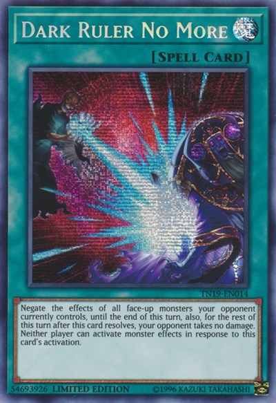 Dark Ruler No More [TN19-EN014] Prismatic Secret Rare | RetroPlay Games