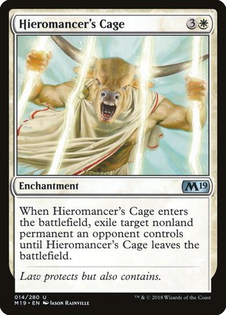 Hieromancer's Cage [Core Set 2019] | RetroPlay Games