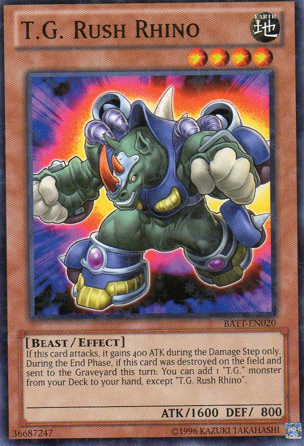 T.G. Rush Rhino [BATT-EN020] Starfoil Rare | RetroPlay Games