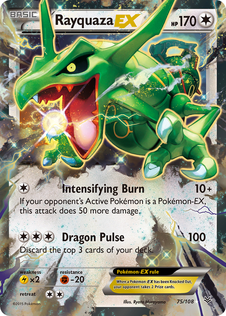 Rayquaza EX (75/108) [XY: Roaring Skies] | RetroPlay Games