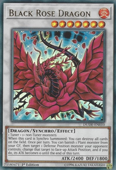 Black Rose Dragon [DUDE-EN010] Ultra Rare | RetroPlay Games