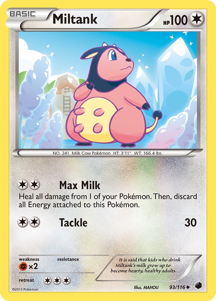 Miltank (93/116) [Black & White: Plasma Freeze] | RetroPlay Games