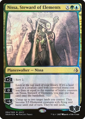 Nissa, Steward of Elements (SDCC 2017 EXCLUSIVE) [San Diego Comic-Con 2017] | RetroPlay Games