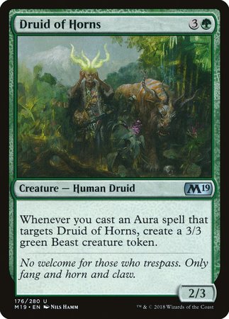 Druid of Horns [Core Set 2019] | RetroPlay Games