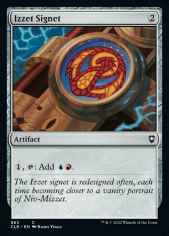 Izzet Signet [Commander Legends: Battle for Baldur's Gate] | RetroPlay Games