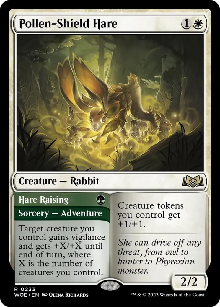 Pollen-Shield Hare // Hare Raising [Wilds of Eldraine] | RetroPlay Games