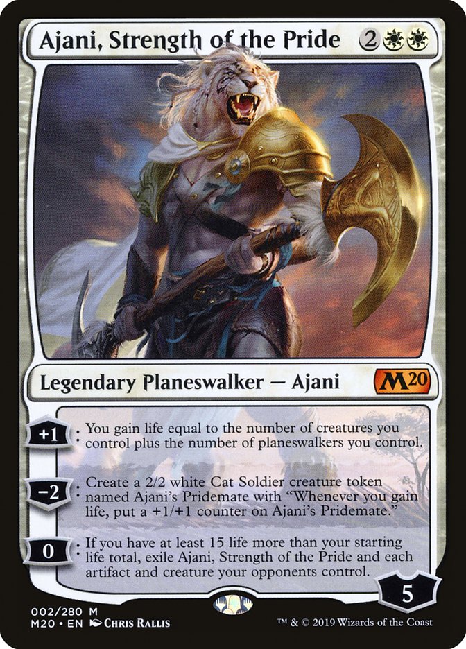 Ajani, Strength of the Pride [Core Set 2020] | RetroPlay Games