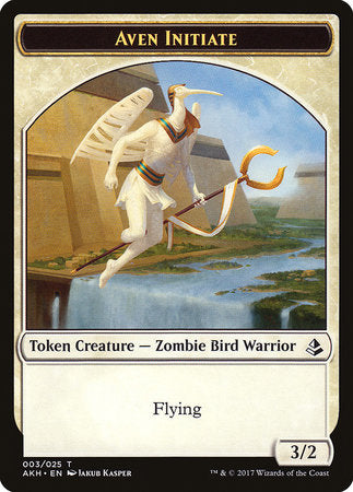 Aven Initiate Token [Amonkhet Tokens] | RetroPlay Games