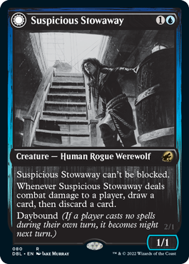 Suspicious Stowaway // Seafaring Werewolf [Innistrad: Double Feature] | RetroPlay Games