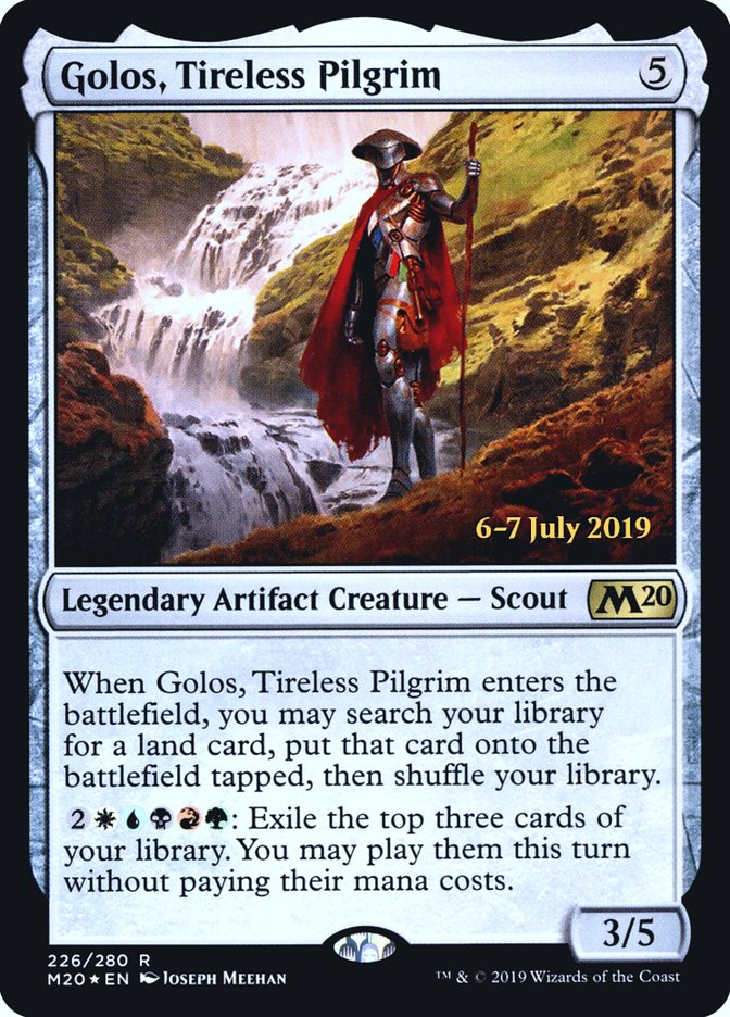 Golos, Tireless Pilgrim  [Core Set 2020 Prerelease Promos] | RetroPlay Games