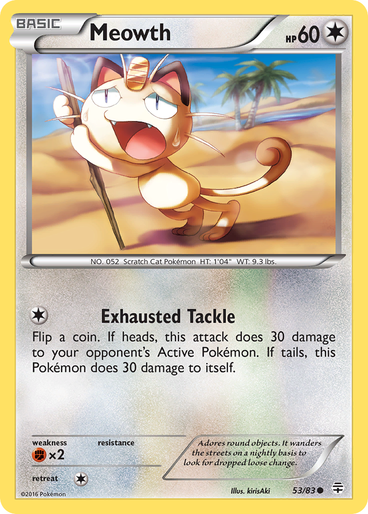 Meowth (53/83) [XY: Generations] | RetroPlay Games
