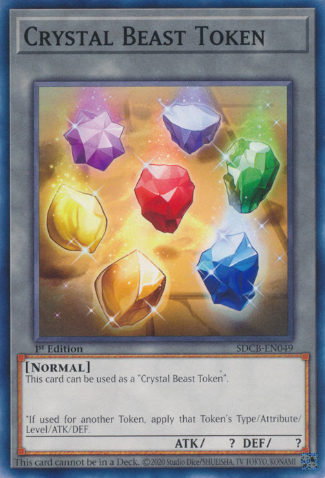 Crystal Beast Token [SDCB-EN049] Common | RetroPlay Games