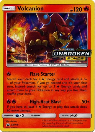 Volcanion (SM179) (Staff Prerelease Promo) [Sun & Moon: Black Star Promos] | RetroPlay Games