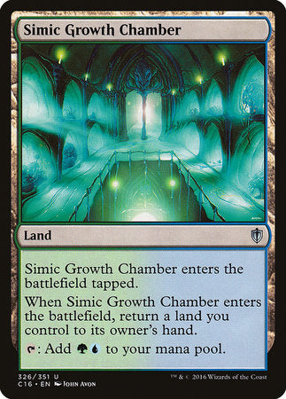 Simic Growth Chamber [Commander 2016] | RetroPlay Games