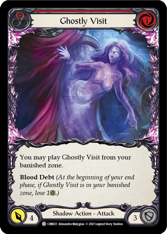 Ghostly Visit (Red) [CHN021] (Monarch Chane Blitz Deck) | RetroPlay Games