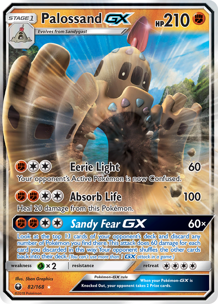 Palossand GX (82/168) [Sun & Moon: Celestial Storm] | RetroPlay Games