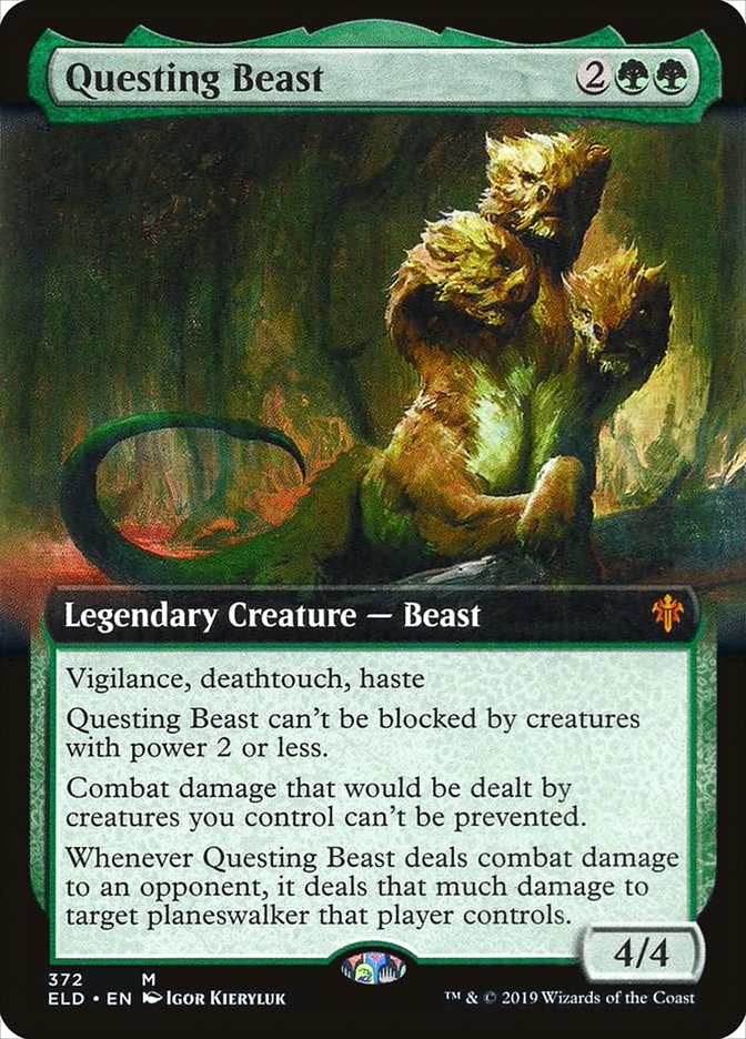 Questing Beast (Extended Art) [Throne of Eldraine] | RetroPlay Games