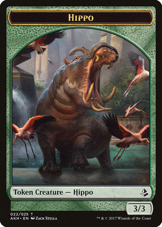 Hippo Token [Amonkhet Tokens] | RetroPlay Games