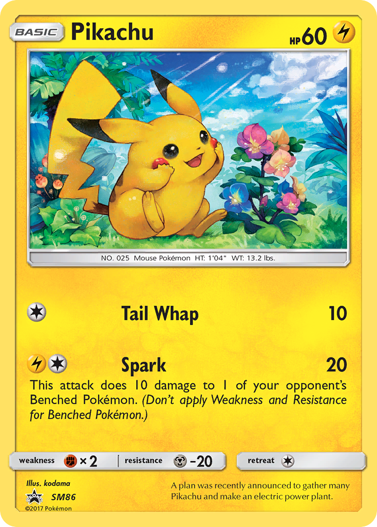 Pikachu (SM86) [Sun & Moon: Black Star Promos] | RetroPlay Games