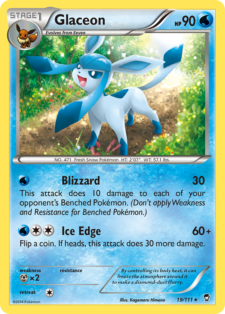 Glaceon (19/111) [XY: Furious Fists] | RetroPlay Games