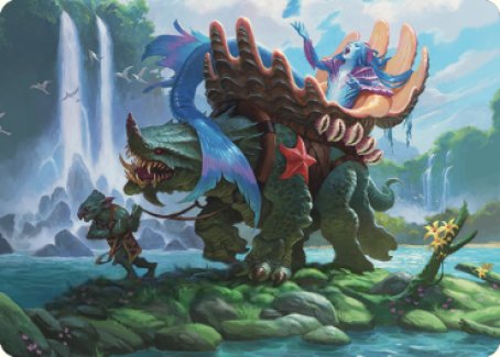 Vodalian Mindsinger Art Card [Dominaria United Art Series] | RetroPlay Games