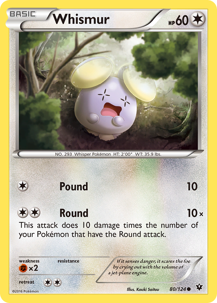 Whismur (80/124) [XY: Fates Collide] | RetroPlay Games