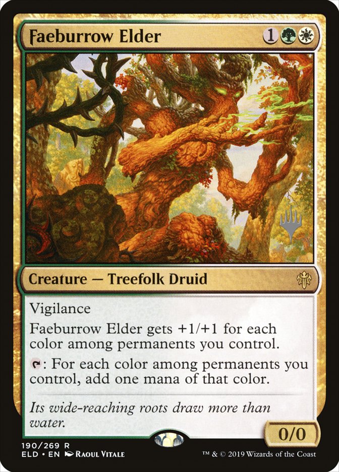 Faeburrow Elder (Promo Pack) [Throne of Eldraine Promos] | RetroPlay Games