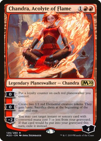 Chandra, Acolyte of Flame [Core Set 2020 Promos] | RetroPlay Games