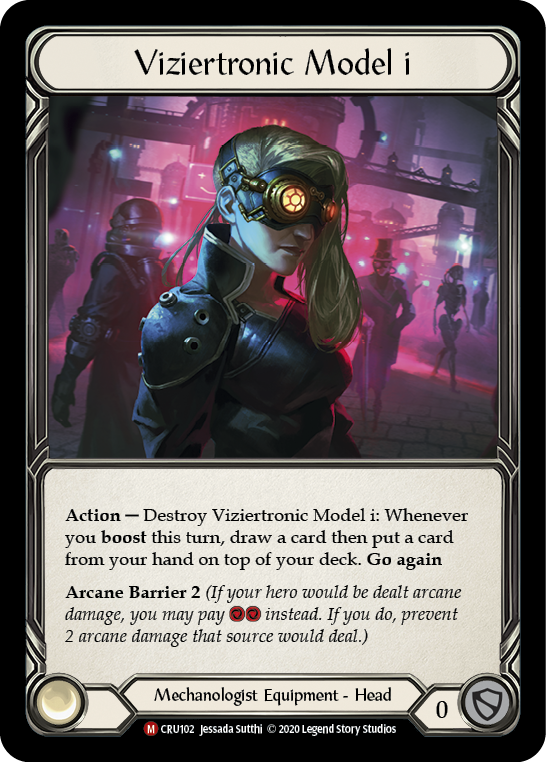 Viziertronic Model i [CRU102] (Crucible of War)  1st Edition Cold Foil | RetroPlay Games