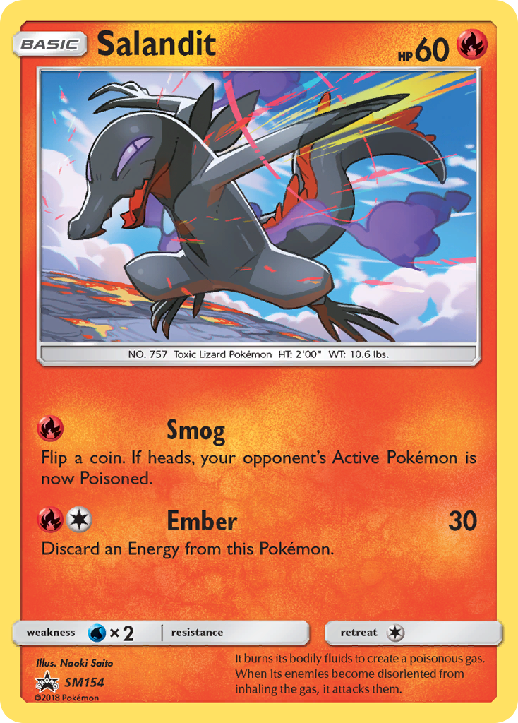 Salandit (SM154) [Sun & Moon: Black Star Promos] | RetroPlay Games