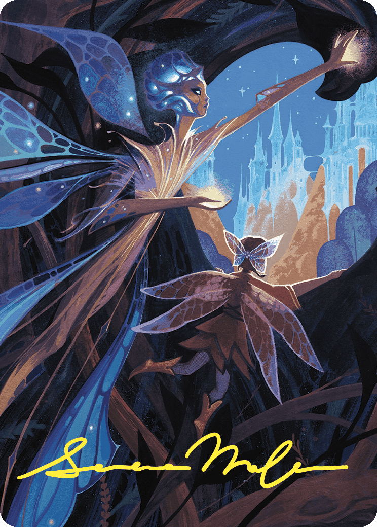 Kindred Discovery Art Card (Gold-Stamped Signature) [Wilds of Eldraine Art Series] | RetroPlay Games