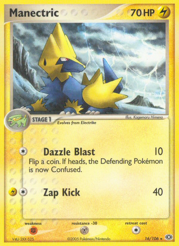 Manectric (16/106) [EX: Emerald] | RetroPlay Games