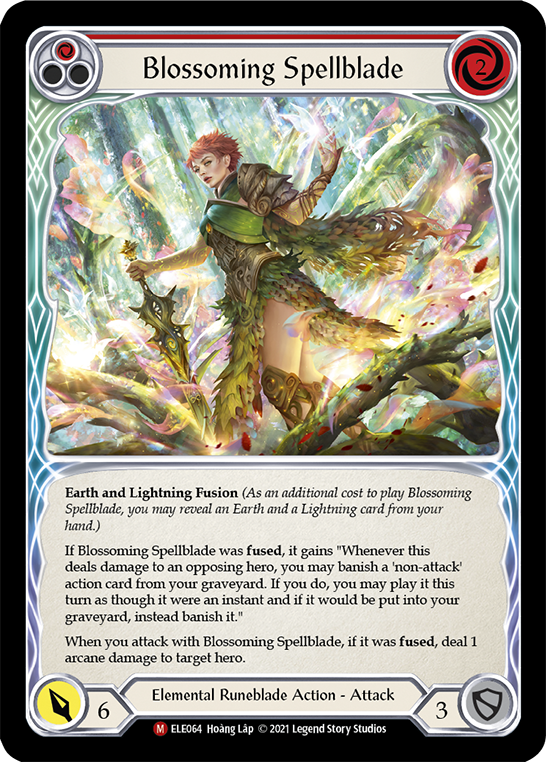 Blossoming Spellblade [ELE064] (Tales of Aria)  1st Edition Rainbow Foil | RetroPlay Games