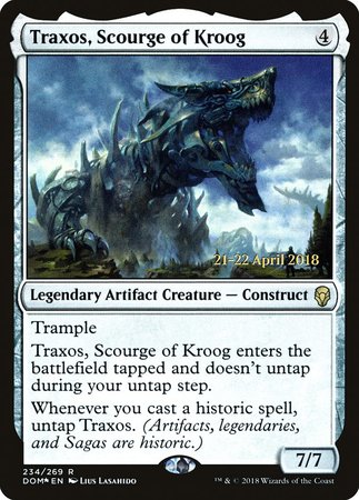 Traxos, Scourge of Kroog [Dominaria Promos] | RetroPlay Games