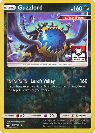 Guzzlord (80/131) (League Promo) [Sun & Moon: Forbidden Light] | RetroPlay Games