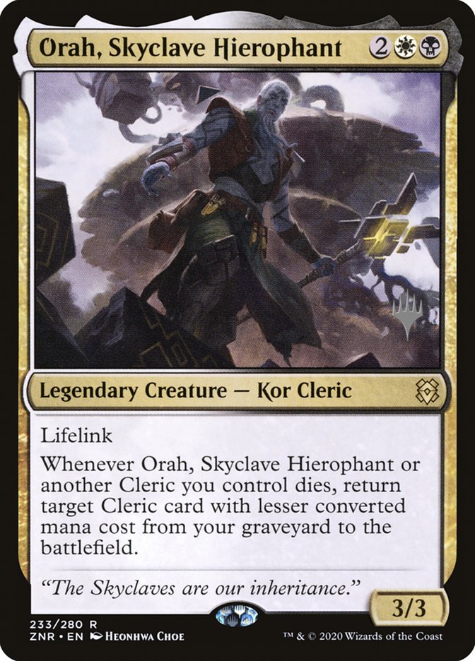 Orah, Skyclave Hierophant (Promo Pack) [Zendikar Rising Promos] | RetroPlay Games