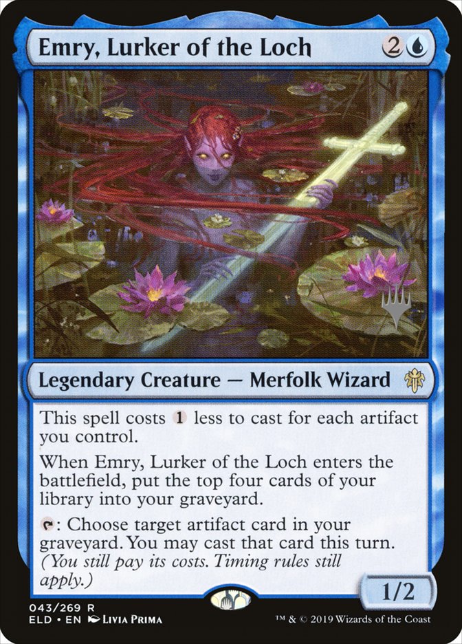 Emry, Lurker of the Loch (Promo Pack) [Throne of Eldraine Promos] | RetroPlay Games