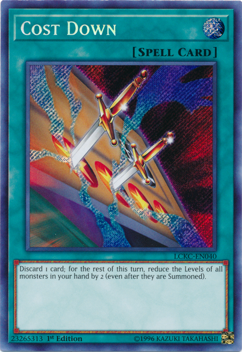 Cost Down [LCKC-EN040] Secret Rare | RetroPlay Games