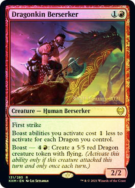 Dragonkin Berserker  [Kaldheim Prerelease Promos] | RetroPlay Games