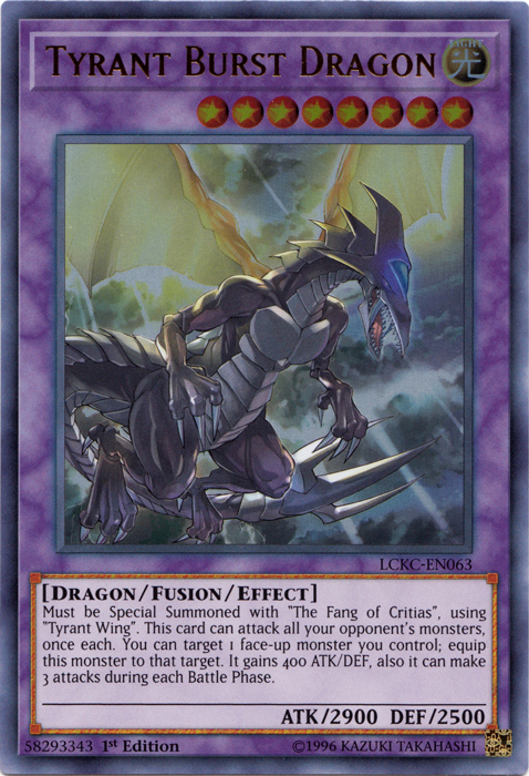 Tyrant Burst Dragon [LCKC-EN063] Ultra Rare | RetroPlay Games