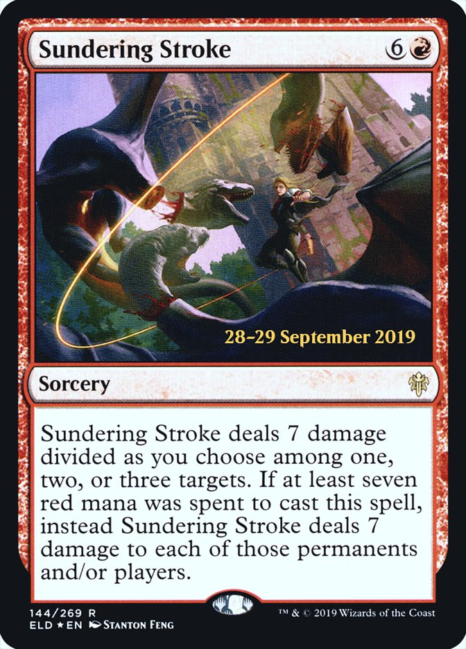 Sundering Stroke  [Throne of Eldraine Prerelease Promos] | RetroPlay Games